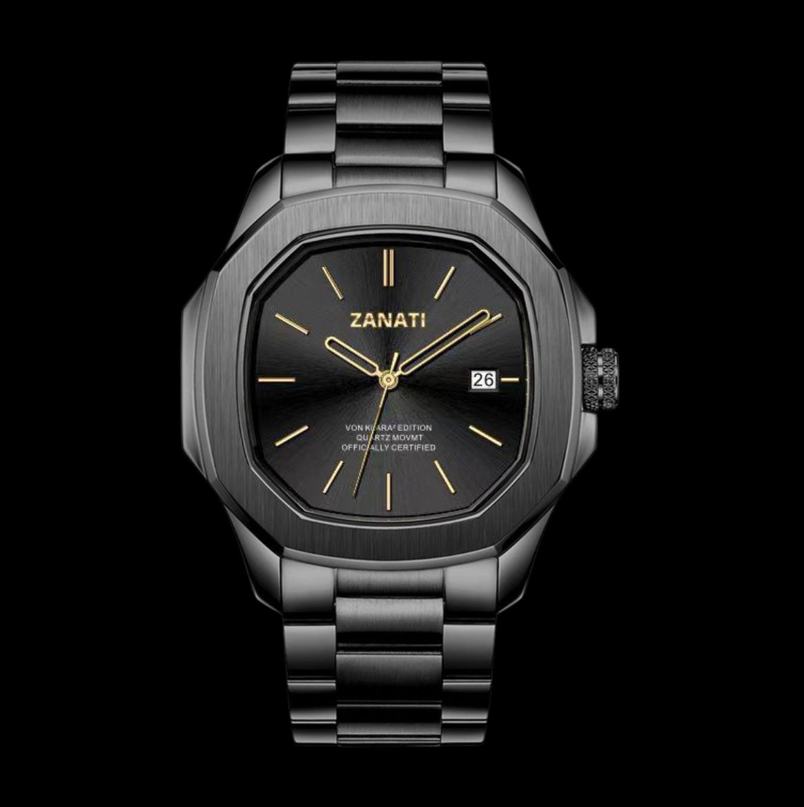 Von Klara² - Black / Black Dial