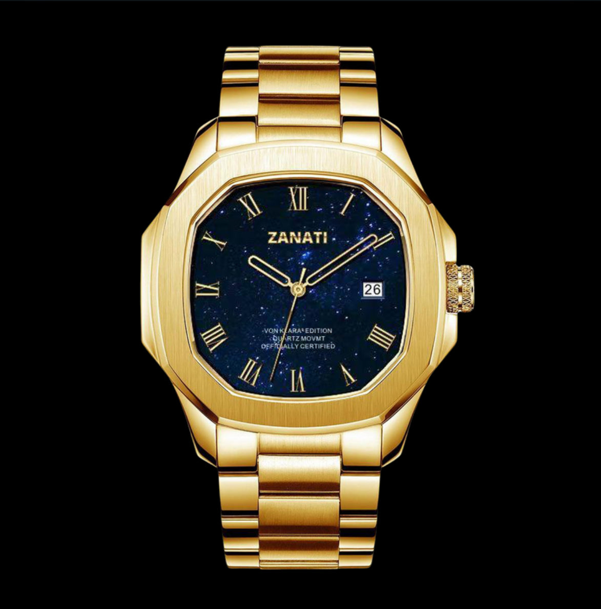 Von Klara² - Gold / Blue Dial