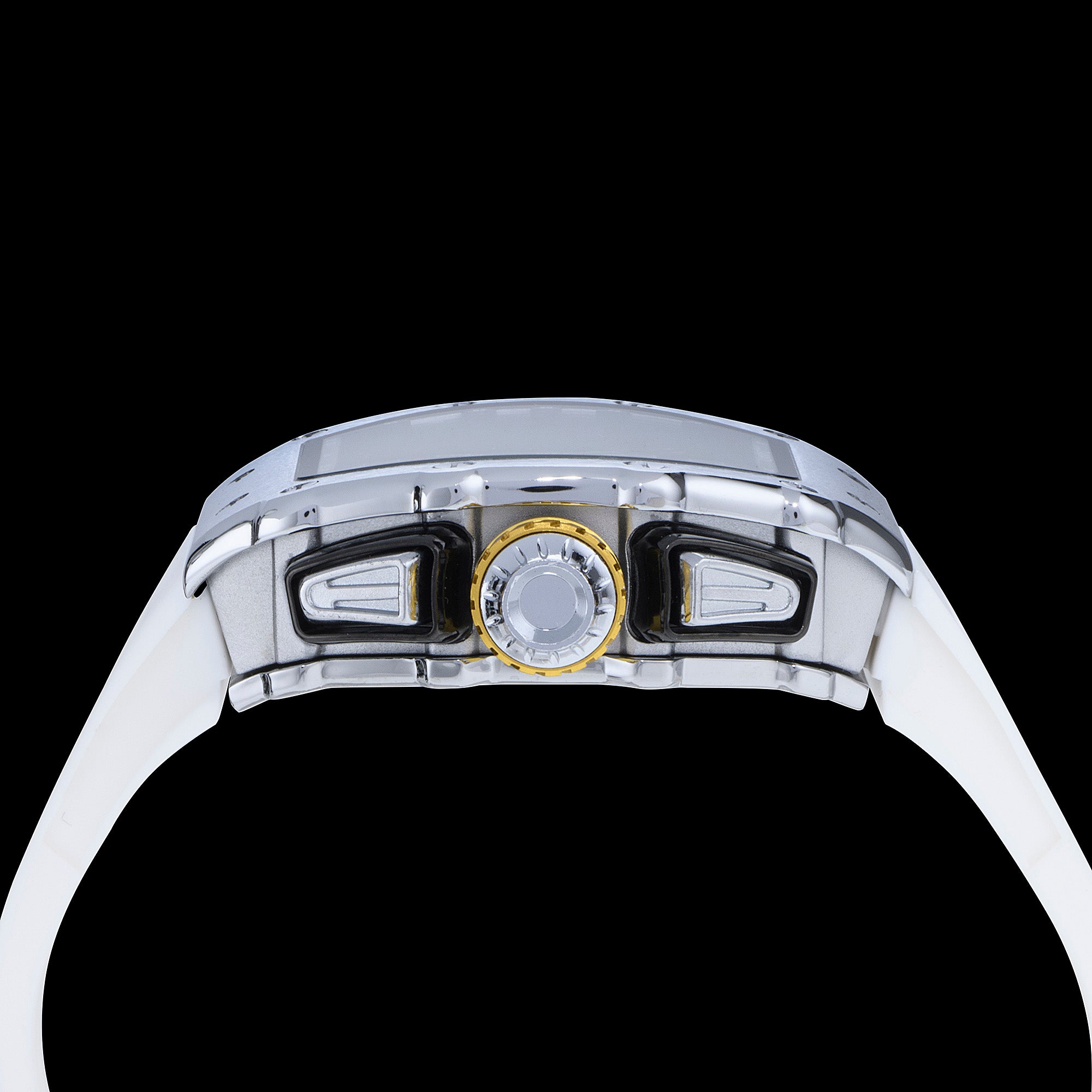 Billionaire Silver / White Strap