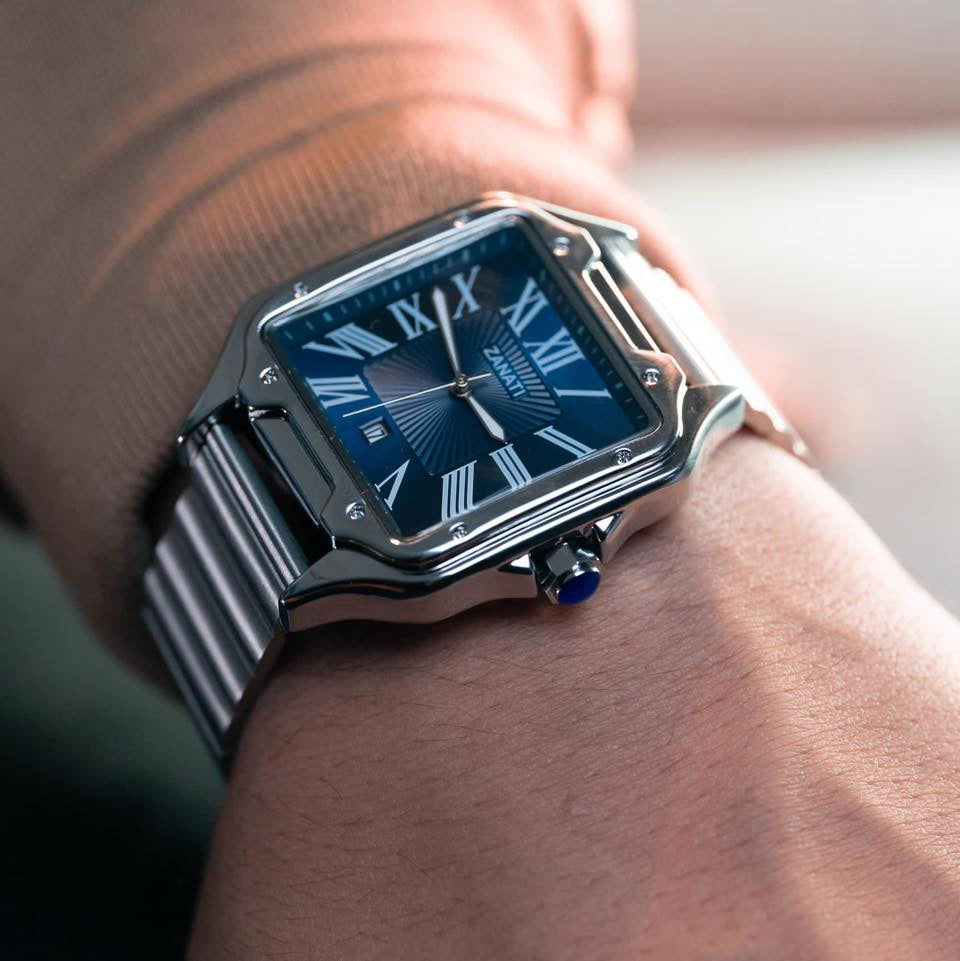 Vèloce / Silver - Blue Dial