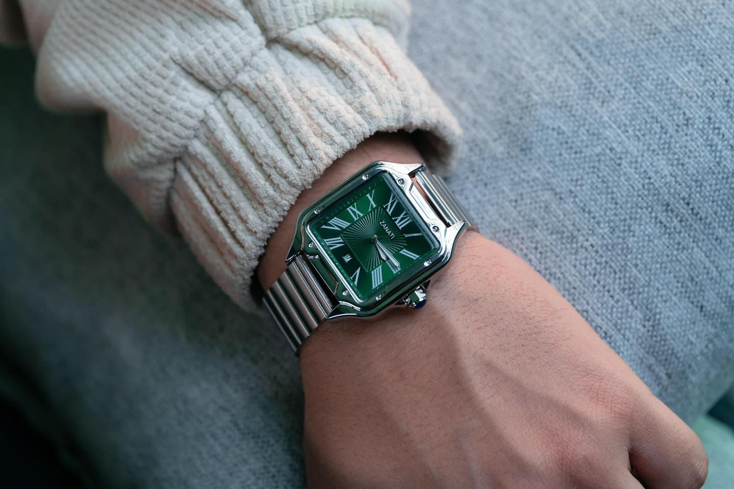 Vèloce / Silver - Green Dial