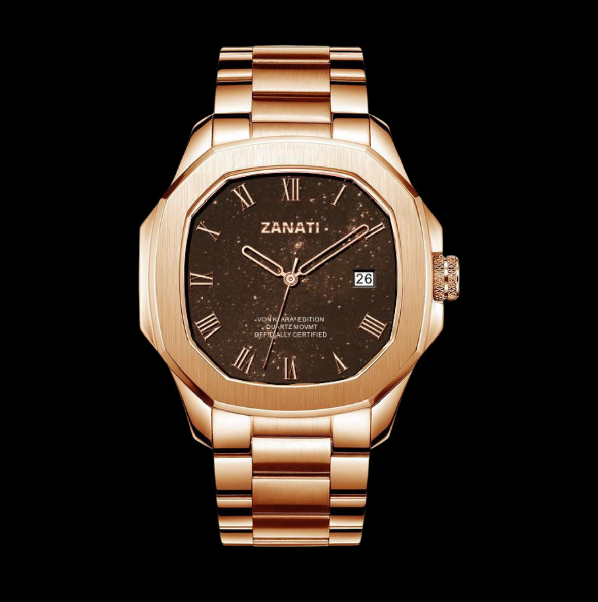 Von Klara² - Rose Gold / Chocolate Dial