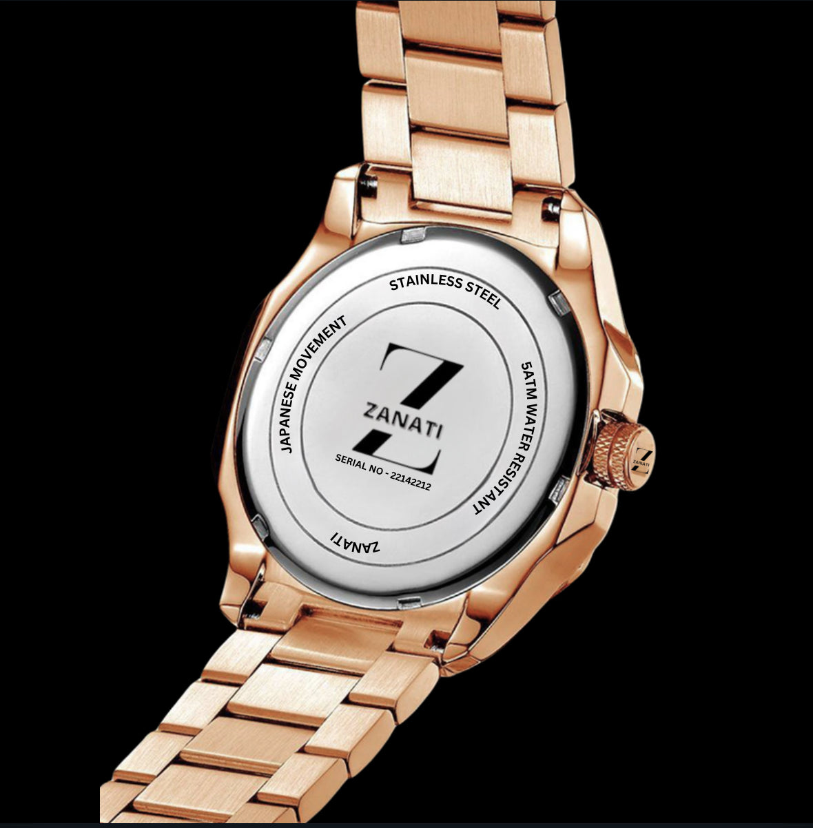 Von Klara² - Rose Gold / Olive Green Dial