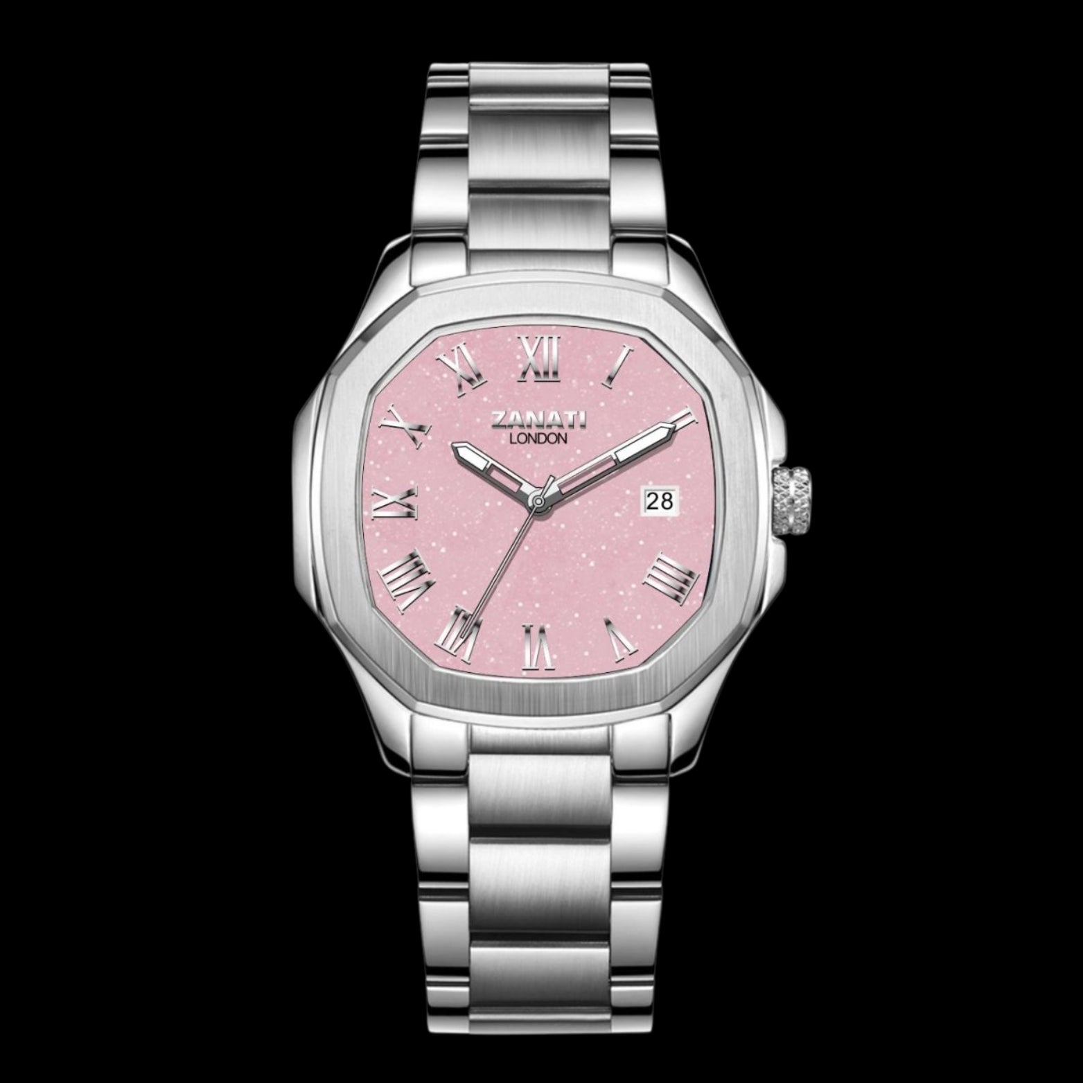 Von Klara² - 36mm Silver / Pink Dial