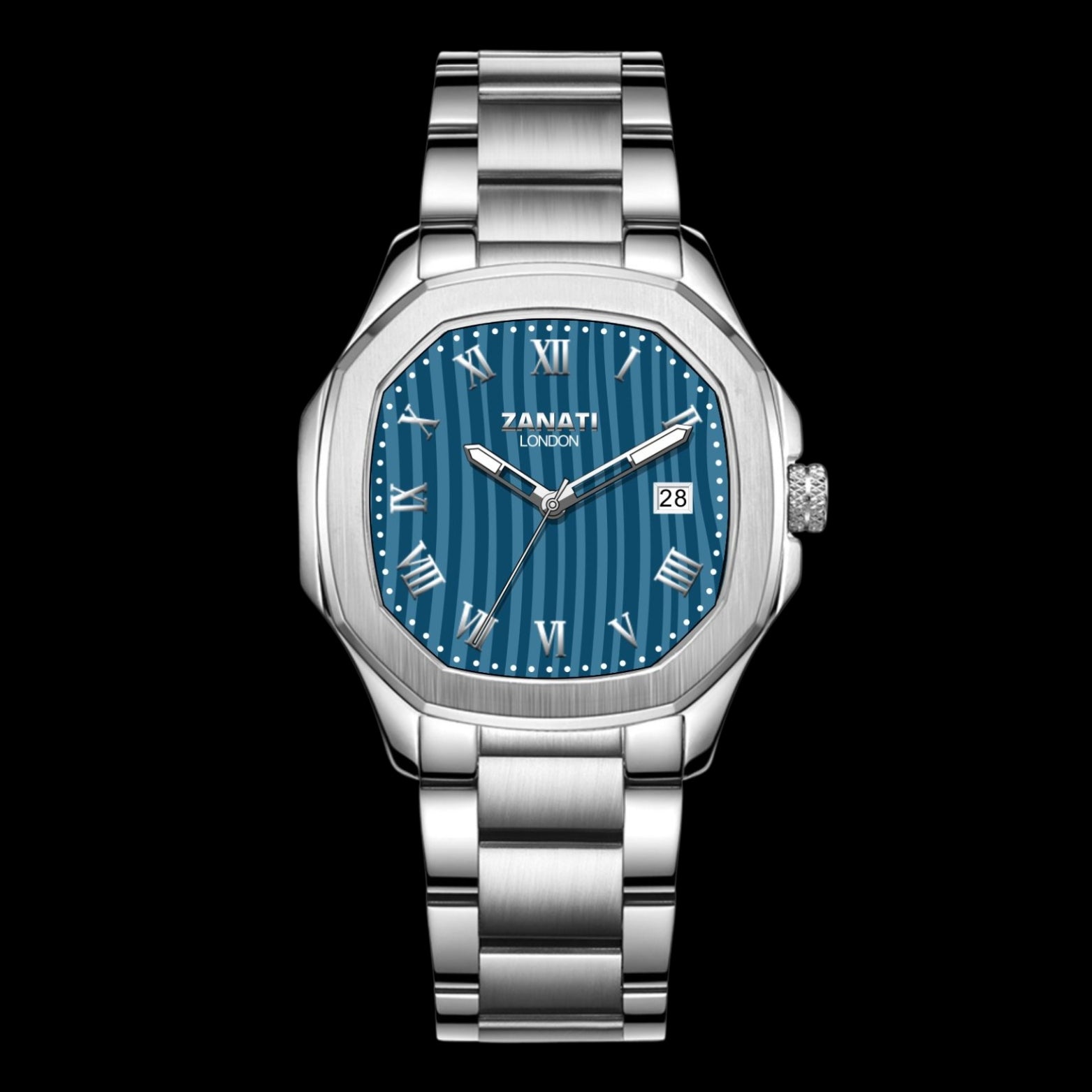 Von Klara 36mm — Blue Dial Silver Edition