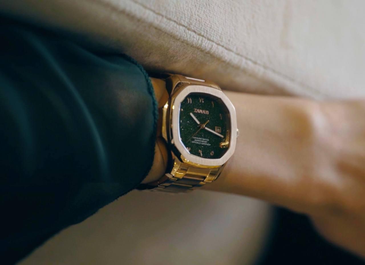 Von Klara² - 36mm / Rose Gold / Olive Green Dial