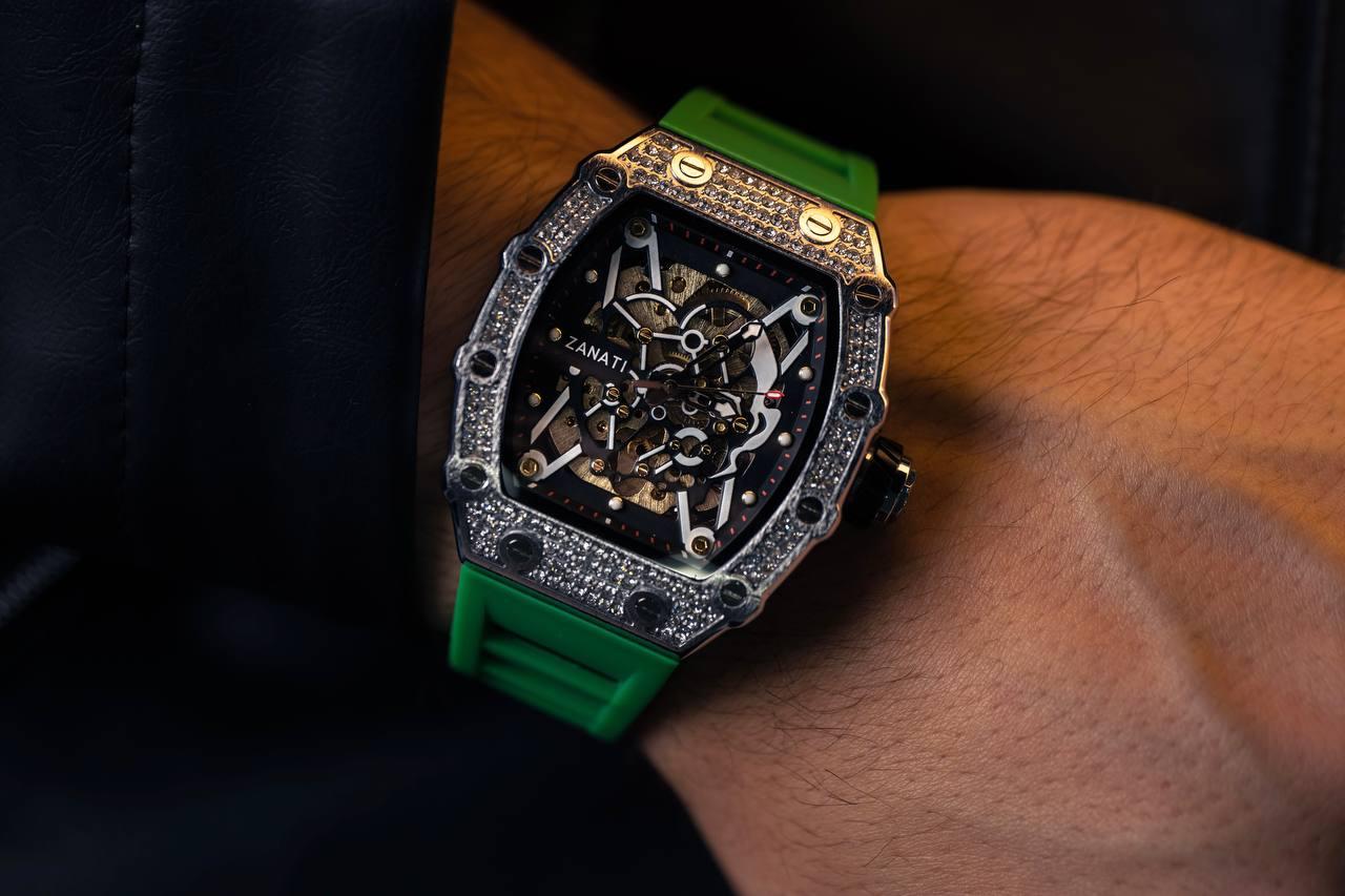 Billionaire / Green strap