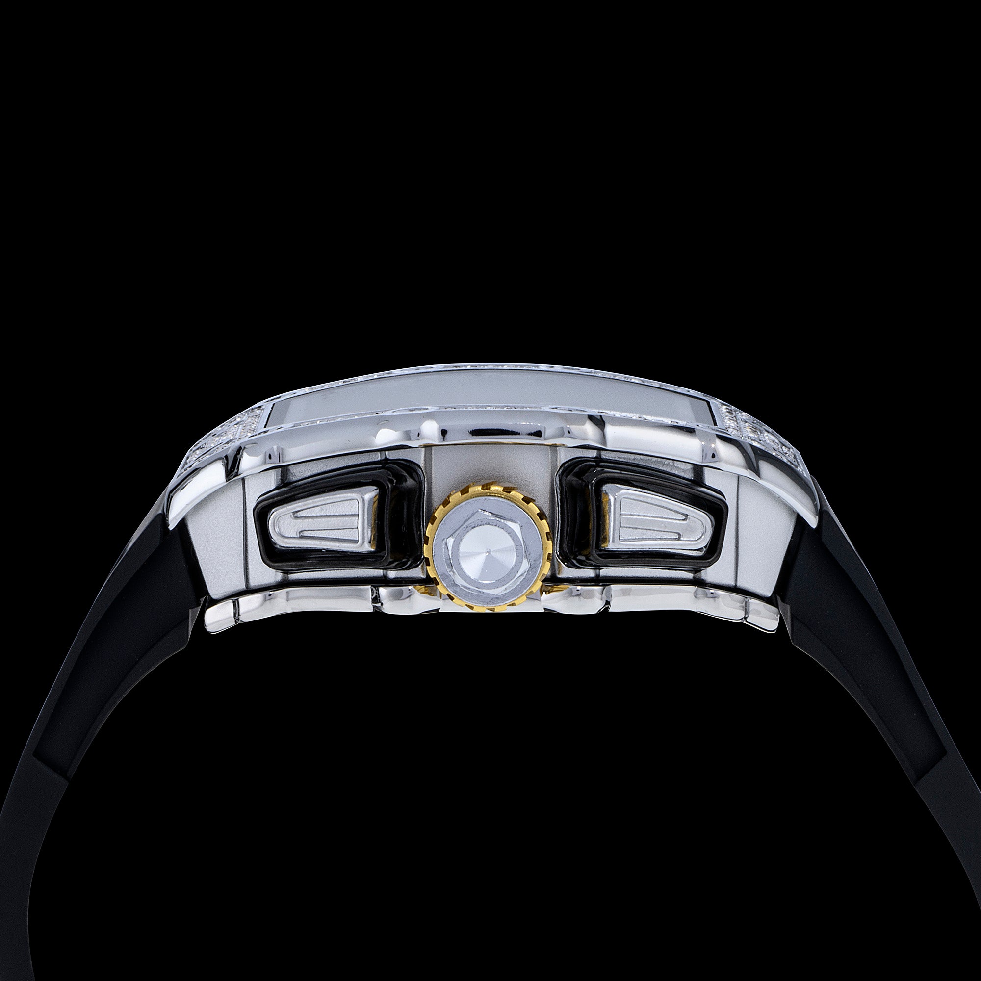 Billionaire Silver / Black Strap