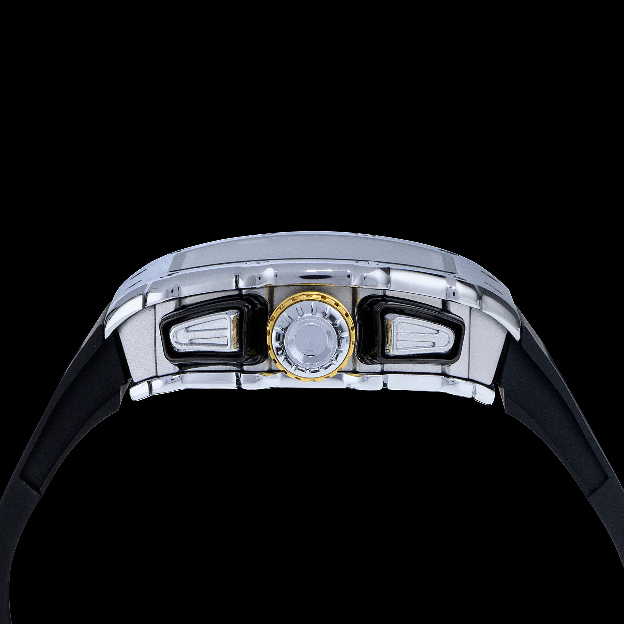Billionaire Silver / Black Strap